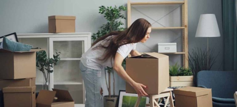 woman preparing for a successful cold weather move
