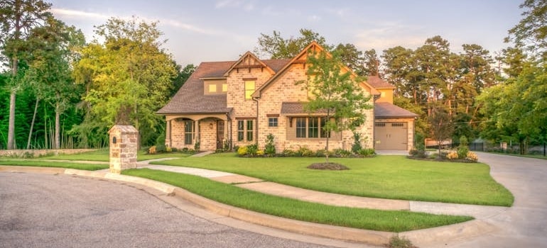 a house with a nice curb appeal